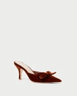 Loeffler Randall Amyra Sienna Bow Kitten Mule