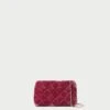 Loeffler Randall Auzeen Rose Mini Woven Clutch