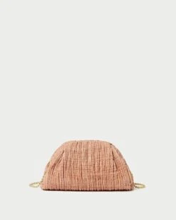 Loeffler Randall Bailey Blush Pleated Dome Clutch