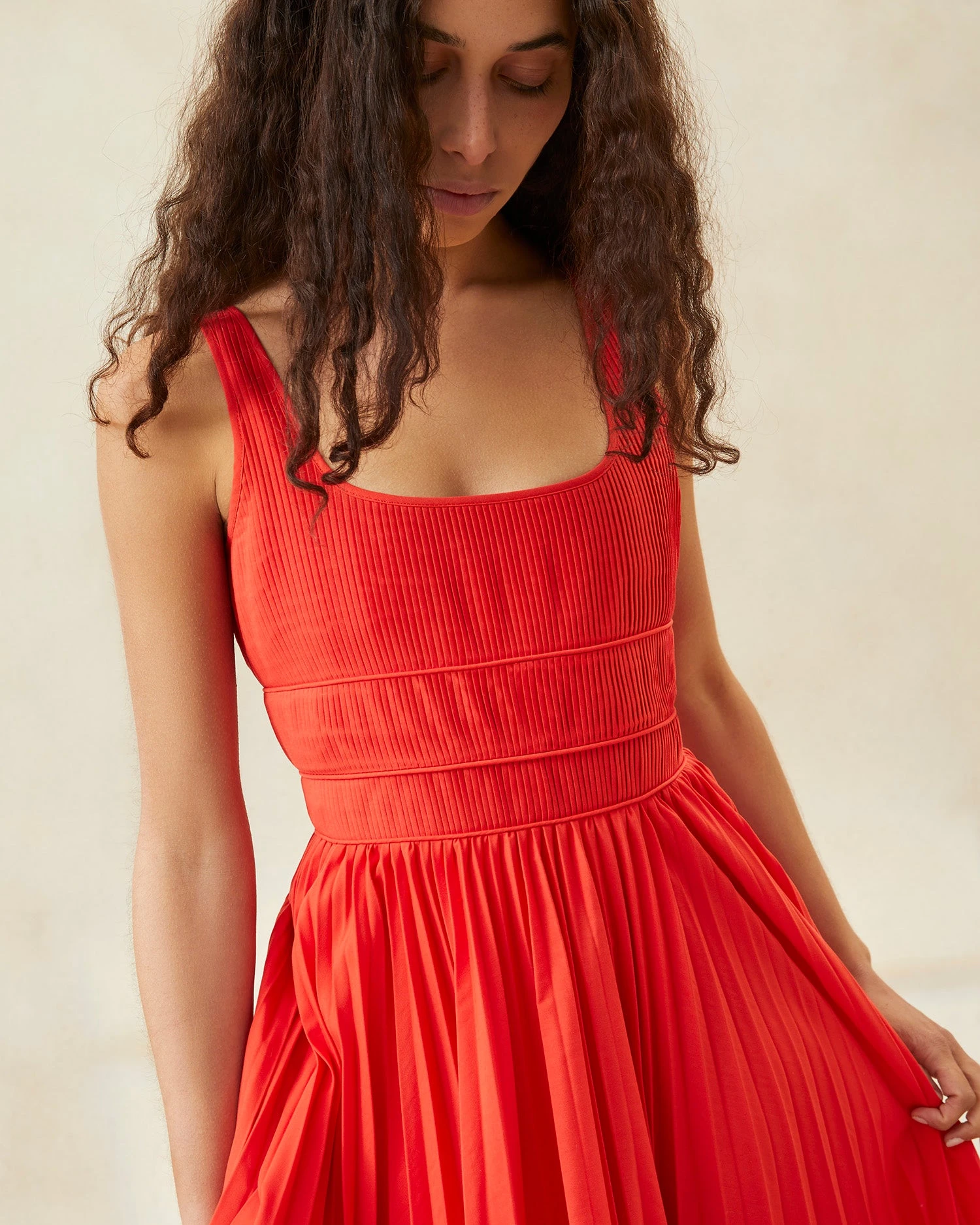 Loeffler Randall Bea Poppy Pleated Dress 4 Loeffler Randall Bea Poppy Pleated Dress - Image 2