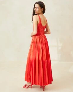 Loeffler Randall Bea Poppy Pleated Dress 7 Loeffler Randall Bea Poppy Pleated Dress -Loeffler Randall Store BEA POPY 147copy