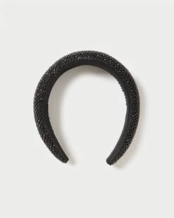 Loeffler Randall Bellamy Black Diamanté Puffy Headband
