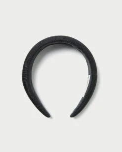 Loeffler Randall Bellamy Black Moiré Headband