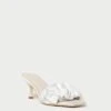 Loeffler Randall Bianca Cream Kitten Heel Mule 1 Loeffler Randall Bianca Cream Kitten Heel Mule -Loeffler Randall Store BIANCA SATN CREAM 1 1