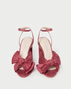 Loeffler Randall Camellia Tea Rose Bow Heel 9 Loeffler Randall Camellia Tea Rose Bow Heel -Loeffler Randall Store CAMELLIA PLFA TEARO 3