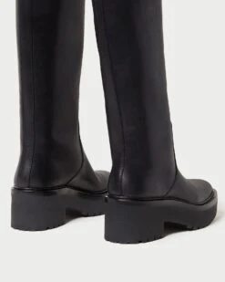 Loeffler Randall Carlee Black Tall Lug Boot 10 Loeffler Randall Carlee Black Tall Lug Boot -Loeffler Randall Store CARLEE SC BLACK 4