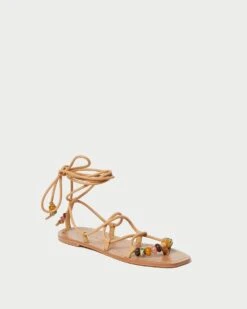 Loeffler Randall Colleen Honey Knot Lace-Up Sandal