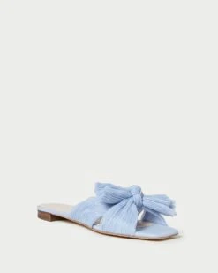 Loeffler Randall Daphne Blue Bow Slide