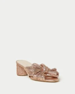 Loeffler Randall Emilia Dune Pleated Bow Heel