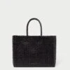 Loeffler Randall Klara Chocolate/Black Woven Tote