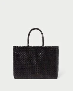 Loeffler Randall Klara Chocolate/Black Woven Tote