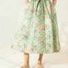 Loeffler Randall Leigh Sage Floral Quilted Skirt -Loeffler Randall Store LEIGH SAGEBF 4150 1