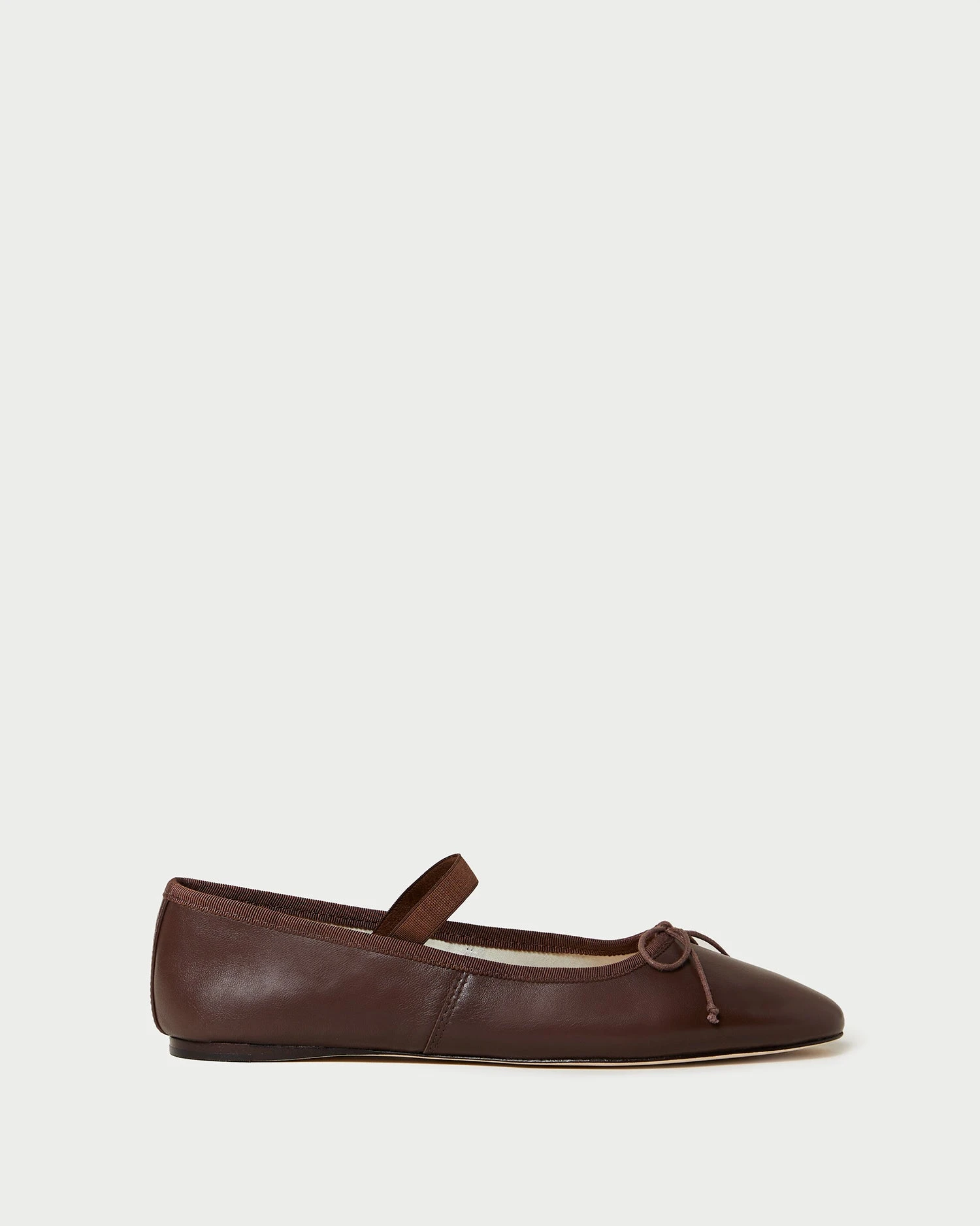 Loeffler Randall Leonie Chocolate Leather Ballet Flat 4 Loeffler Randall Leonie Chocolate Leather Ballet Flat - Image 2