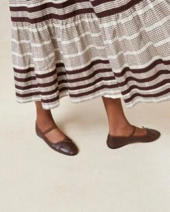 Loeffler Randall Leonie Chocolate Leather Ballet Flat 11 Loeffler Randall Leonie Chocolate Leather Ballet Flat -Loeffler Randall Store LEONIE GLCF CHOCO 5