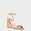 Loeffler Randall Malia Blush Curved-Heel Sandal 1 Loeffler Randall Malia Blush Curved-Heel Sandal -Loeffler Randall Store MALIA SATN BLUSH 1 1