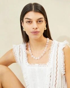 Loeffler Randall Mina Ballet Floral Beaded Necklace 7 Loeffler Randall Mina Ballet Floral Beaded Necklace -Loeffler Randall Store MINA RES BALET 001copy