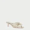 Loeffler Randall Neely Champagne Bow Kitten-Heel Sandal -Loeffler Randall Store NELLY N CHMPN 1 1
