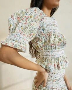 Loeffler Randall Store 50 Loeffler Randall Store -Loeffler Randall Store NICOLACINCHEDBLOUSEWITHPUFFSLEEVE CCLPM 754 1