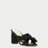 Loeffler Randall Penny Black Pleated Bow Heel 2 Loeffler Randall Penny Black Pleated Bow Heel -Loeffler Randall Store PENNY PLFA BLACK 1