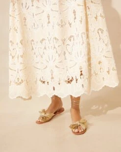 Loeffler Randall Peony Gold Pleated Bow Slide 11 Loeffler Randall Peony Gold Pleated Bow Slide -Loeffler Randall Store PEONY PLA GOLD 013copy