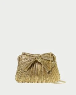 Loeffler Randall Rayne Oro Bow Clutch