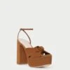 Loeffler Randall Roz Cacao Suede Knot Platform 2 Loeffler Randall Roz Cacao Suede Knot Platform -Loeffler Randall Store ROZ KS CACAO 1 1