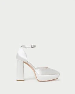 New Arrival -Loeffler Randall Store SELINA SATN CREAM 2