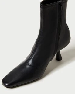 Loeffler Randall Thandy Black Curved Heel Bootie 9 Loeffler Randall Thandy Black Curved Heel Bootie -Loeffler Randall Store THANDY N BLACK 3