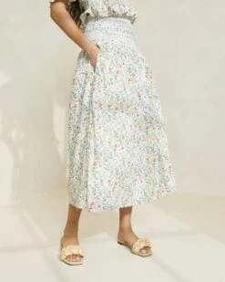 Loeffler Randall Store 38 Loeffler Randall Store -Loeffler Randall Store THEODORACINCHEDWAISTMIDISKIRT CCLPM 861 1