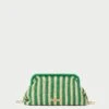 Loeffler Randall Trudie Natural/Green Frame Clutch 1 Loeffler Randall Trudie Natural/Green Frame Clutch -Loeffler Randall Store TRUDIE CR NATGS 1